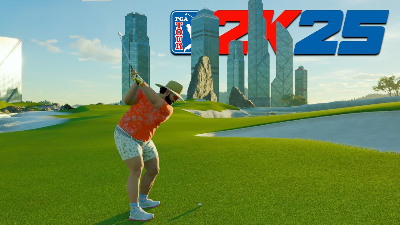 EPIC MATCH AT THIS IMPOSSIBLE FANTASY COURSE ON PGA TOUR 2K25...
