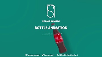 Spinning Bottle Animation ( No Plugins ) | After Effects | Nishant Sanghavi | Motion Graphics