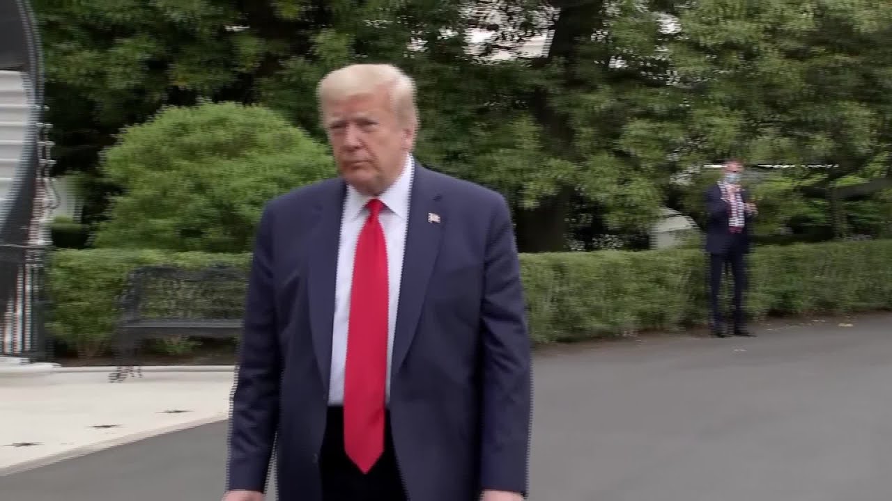 Trump returns to White House, calls Obama ‘grossly incompetent’