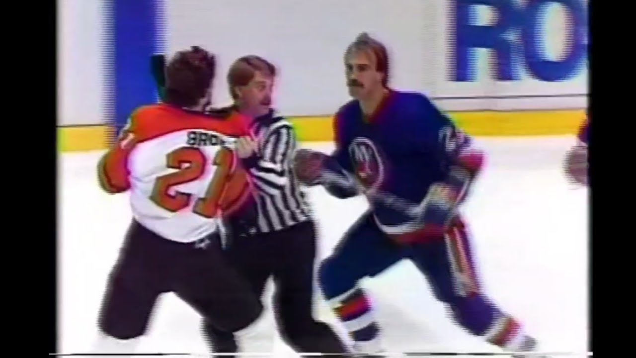 Islanders - Flyers rough stuff 4/18/85