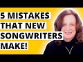 5 mistakes that new songwriters make with robin frederick