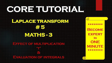 Degree Engg | M-3 |laplace Transform | Effect of multiplication and Evaluation  | Prof Zaid