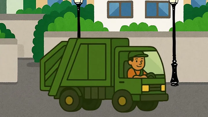 ♻️ Smart Waste Management Workflow | Real-Time Monitoring & Collection | Cartoon Animation
