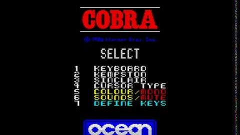 "Spectrum Cobra Game" with ROMU6S8U and ROMU6S81 (MSX)