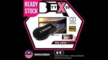 TVBox2U MiraScreen Stick Anycast Chromecast Miracast Screen mirroring Demo, Installation, Guide