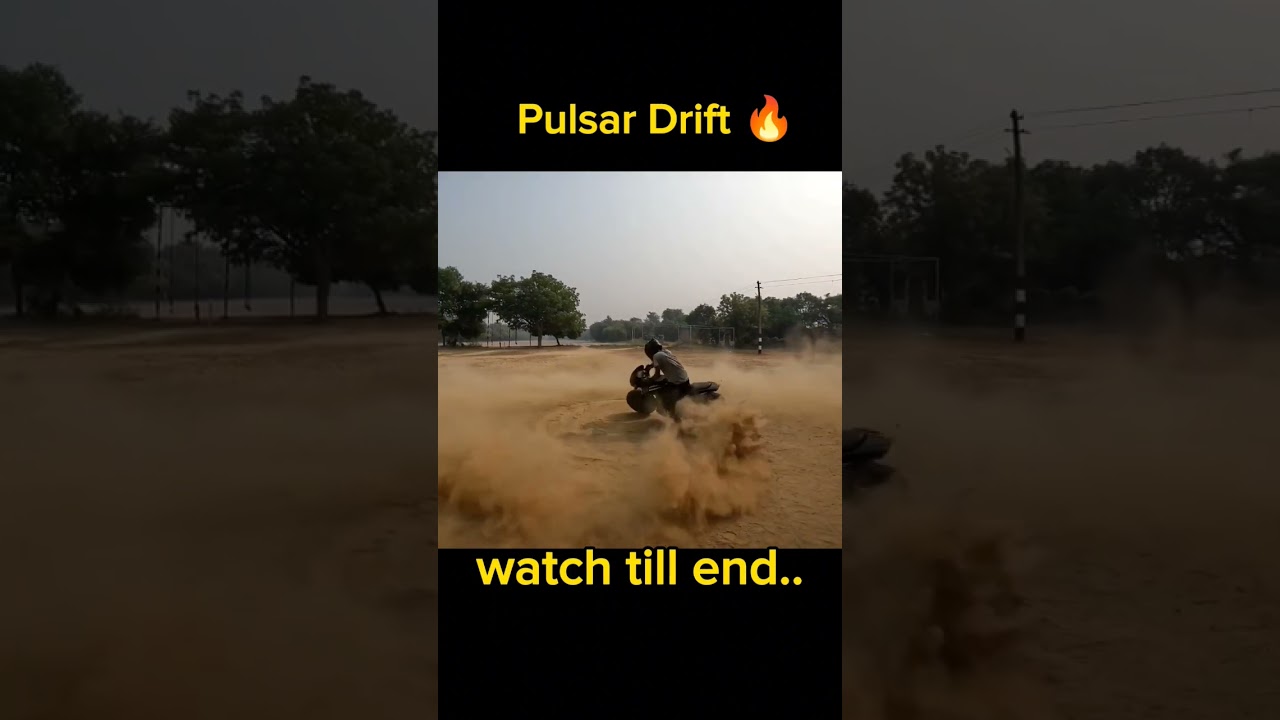Pulsar pr drift kaisi lgi 🔥