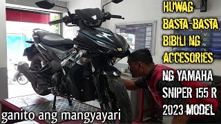 Accesories na pwedeng ikabit sa iyong YAMAHA SNIPER 155 R 2023 model