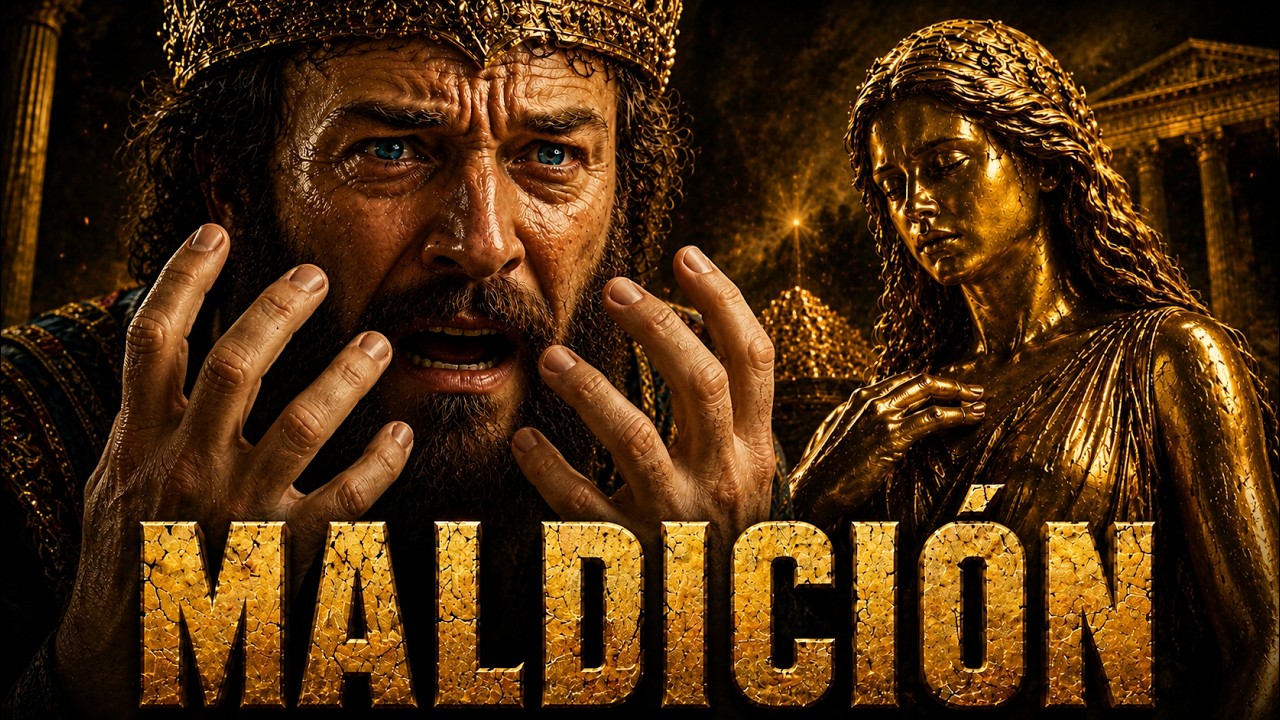 El rey Midas rodeado de oro
