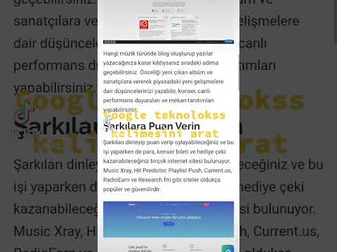 Müzik dinle para kazan #keşfet #shorts #fyp #dolarkazan #parakazanma #parakazan#internettenparakazan