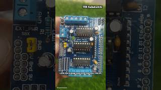 L293D Dual H-Bridge motor driver chips and a 74HC595 #L293