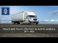 Tesla's Semi Truck Strategy in North America, 2017--2025