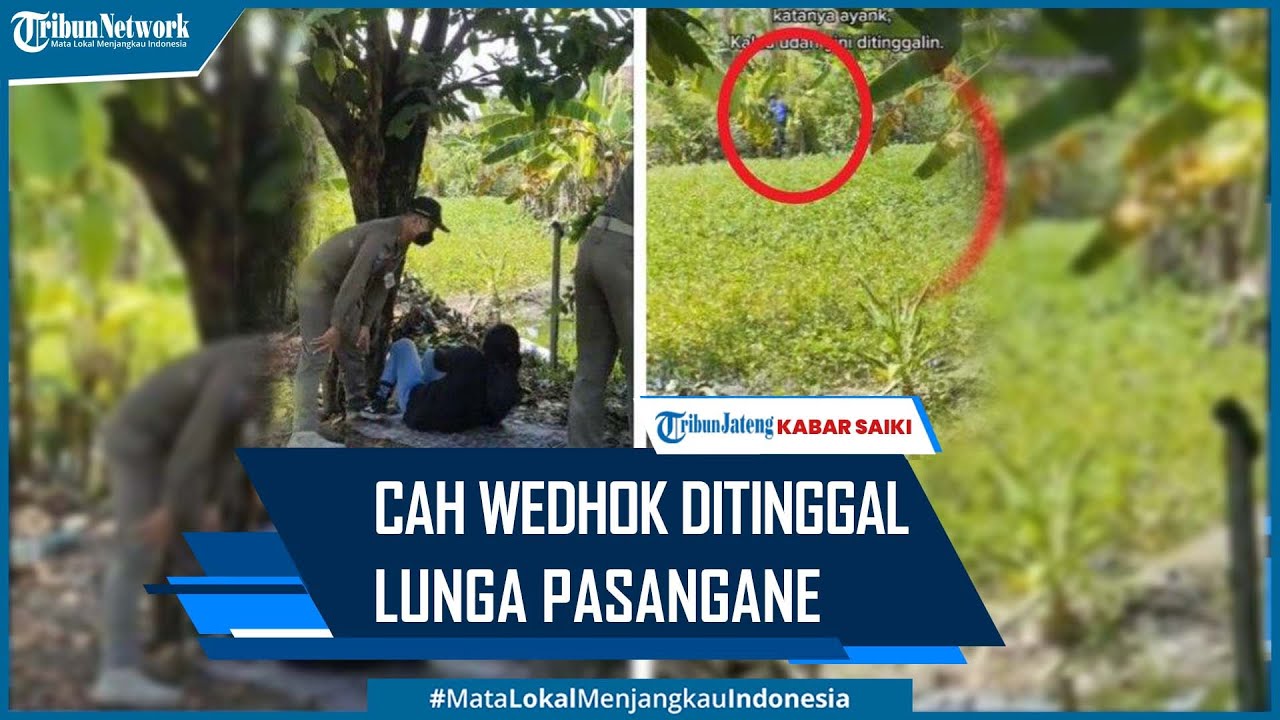Viral Perempuan di Demak Ditinggal Pergi Pasangannya Saat Didatangi Satpol PP, Rela Seberangi Rawa