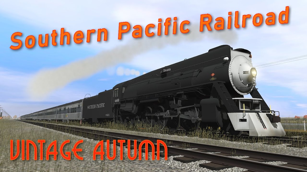 Railfanning in Trainz 2019 - Southern Pacific Vintage Autumn 