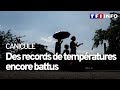 Canicule  des records de tempratures encore battus mercredi