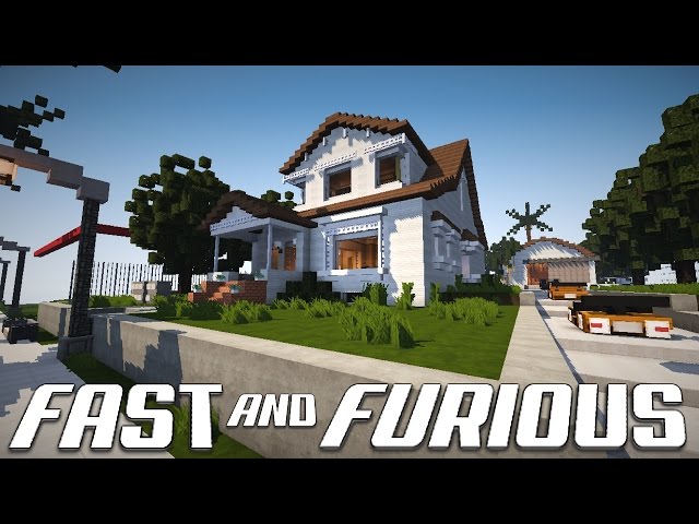 Minecraft : Fast And Furious House/Life as and Admin 