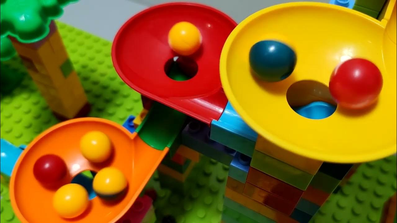 Satisfying Building Blocks Marble Run Race Marble Run ASMR ☆ Creative