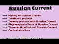 #ELECTROTHERAPY -RUSSIAN CURRENT , INDICATIONS,CONTRAINDICATIONS , THERAPEUTIC EFFECTS