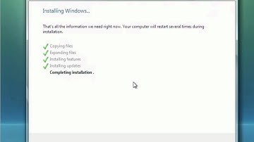 Spoonfed Installing an OS - Windows Vista Part 1