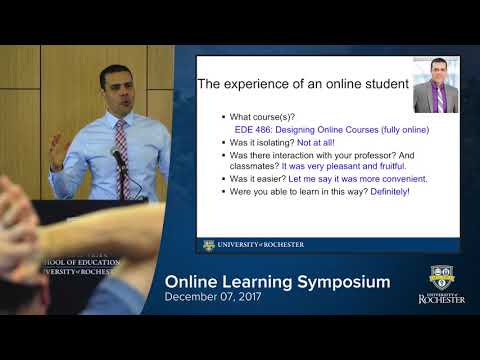 Faculty and student experiences with Online Learning at the UR, Ahmed Ghazi