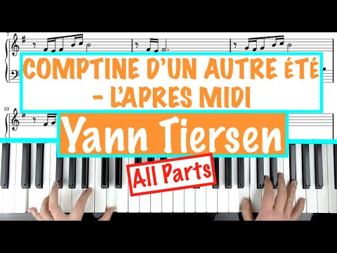 How to play Comptine d'un autre été L'après-midi - Yann Tiersen (Amelie Theme) Piano Tutorial