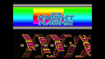 Commodore Amiga demo: The Knight Hawks - intro (1989)