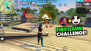 FIRST GUN ONLY Challenge with Technical Guys and OneSpot Gaming - Garena Free Fire