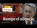 Uribe rompe el silencio y habla sobre la serie Matarife | Vicky en Semana