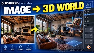 Hyper3D WorldGen: Turn Any Image Into an Editable 3D World Guide