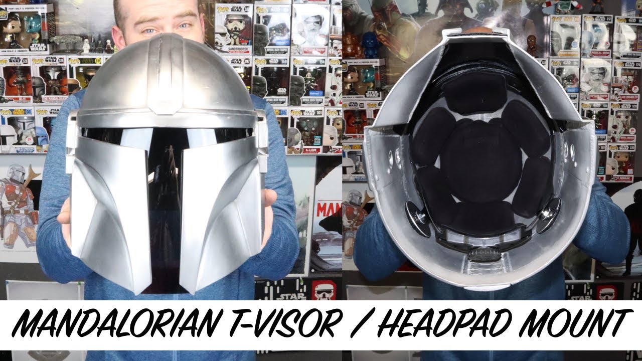 The Mandalorian T Visor Head Pad Harness Installation Youtube