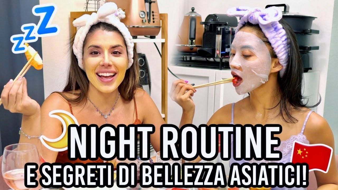 NIGHT ROUTINE COREANA?!🇰🇷 SEGRETI DI BELLEZZA ASIATICI CHE DEVI PROVARE!