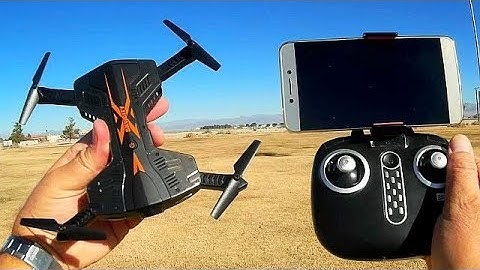 TK112W Skycity Folding FPV Camera Drone Flight Test Review