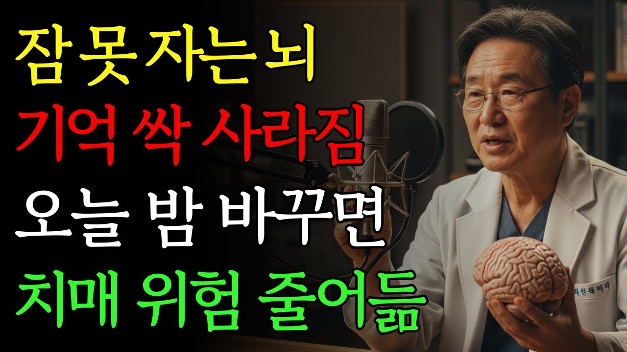 잠 부족하면 기억도 사라집니다! 오늘 밤 반드시 피해야 할 3가지 습관 | 수면 | 기억력 | 치매예방 | 오디오북