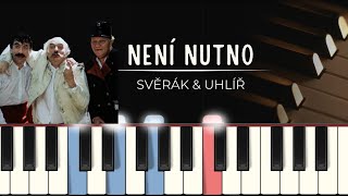 Není nutno (Vadí, nevadí) - originální verze (MIDI + tutoriál + noty pro klavír)