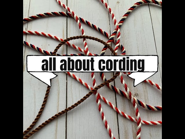 Learn to Make Cording for Finishing your Cross Stitch - NEW