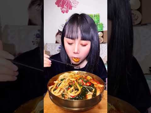 ASMR MUKBANG EATING | Funny Eating Extremely Spicy Challenge | Village Cooking Channel #Shorts