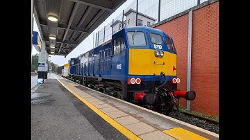 NIR 111 Class Loco 112 on Waterjetting duty - November 2021