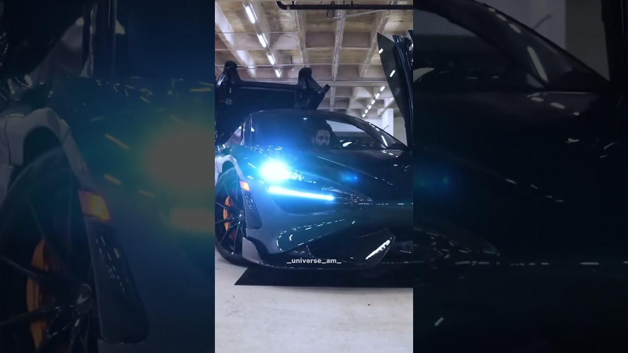  McLaren 765 LT Night Drive X Snap By Rosa Linn Ultimate Speed Meets Emotion Viral Car Edit