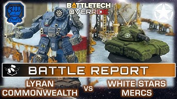 Lyran Commonwealth vs Mercs Battle Report | Hinterlands | ilClan Era | BattleTech Override BatRep