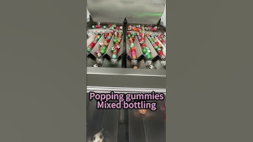 Popping jelly candy mixed counting packaging machine