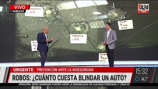 🤔 🚘 ¿Cuánto cuesta blindar un auto ante la ola de robos?