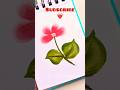 🎀❤️🥀Pretty One Stroke Emotion 😍🌷|#art #painting #drawing #nsarttutorial #ytshorts #shortsfeed