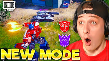 TRANSFORMERS MODE IN PUBG MOBILE 🤖 OPTIMUS PRIME vs MEGATRON