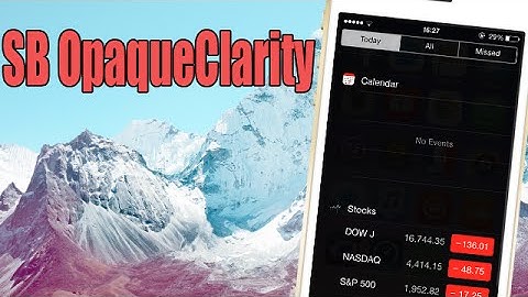SB OpaqueClarity - iOS 7 Cydia Tweak