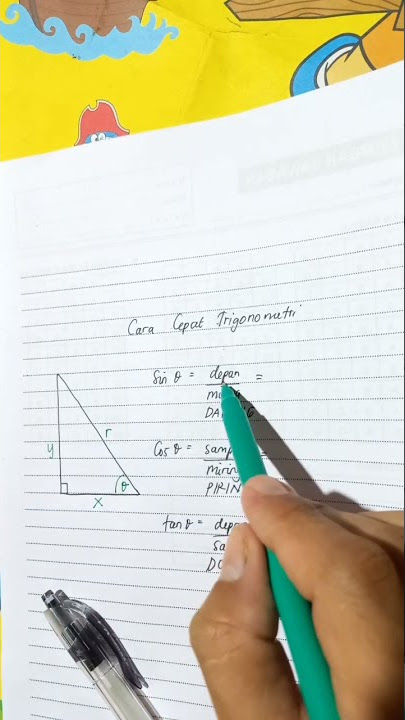 Cara cepat mengingat sin cos tan dalam trigonometri