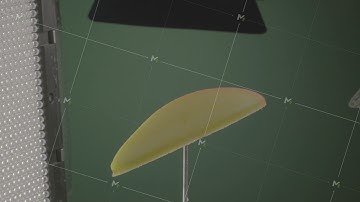 Mango rotating with loop on green screen for chroma key