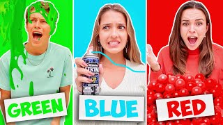 USING ONLY ONE COLOR TO PRANK BRENT!!