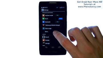 Motorola Droid Razr Maxx HD - How Do I Check for System Updates