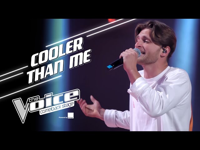 Mats - 'Cooler Than Me' | The Knockouts | The Voice Comeback Stage | VTM