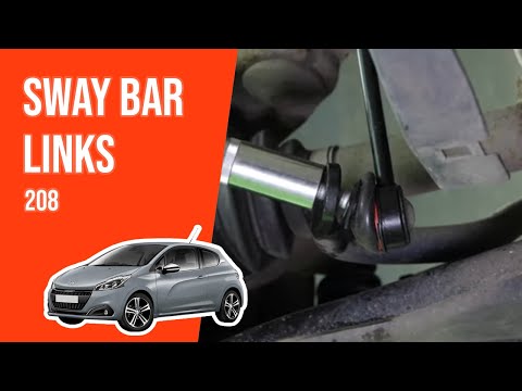 How to replace the sway bar links PEUGEOT 208 1 🚗