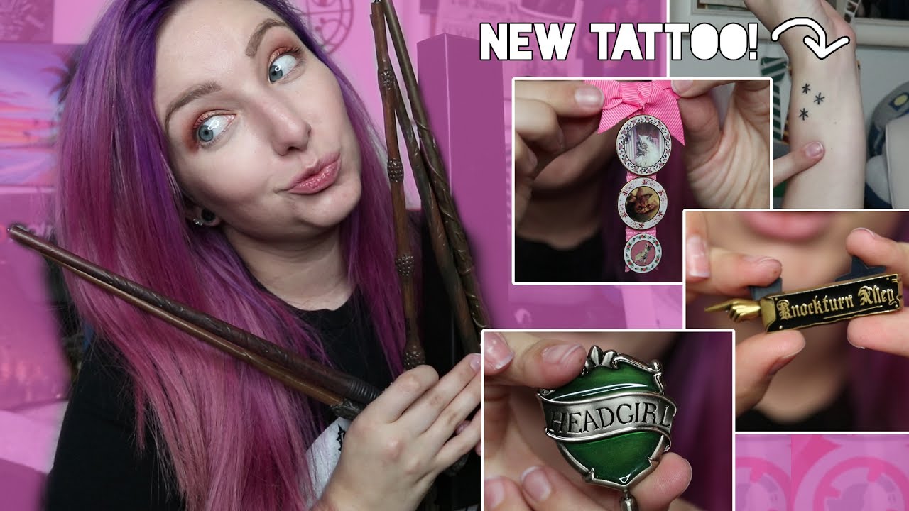 Wizarding World of Harry Potter HAUL + NEW TATTOO | WANDS & PINS
